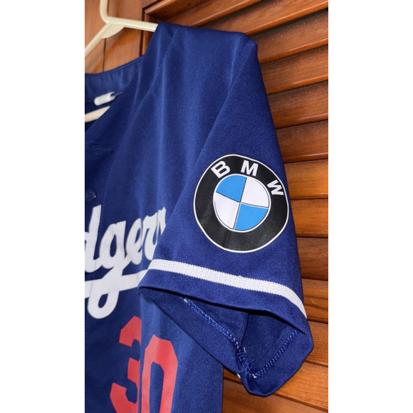 Los Angeles Dodgers Dave Roberts #30 Blue Jersey 2018 SGA Adult Size Medium - Picture 2 of 6